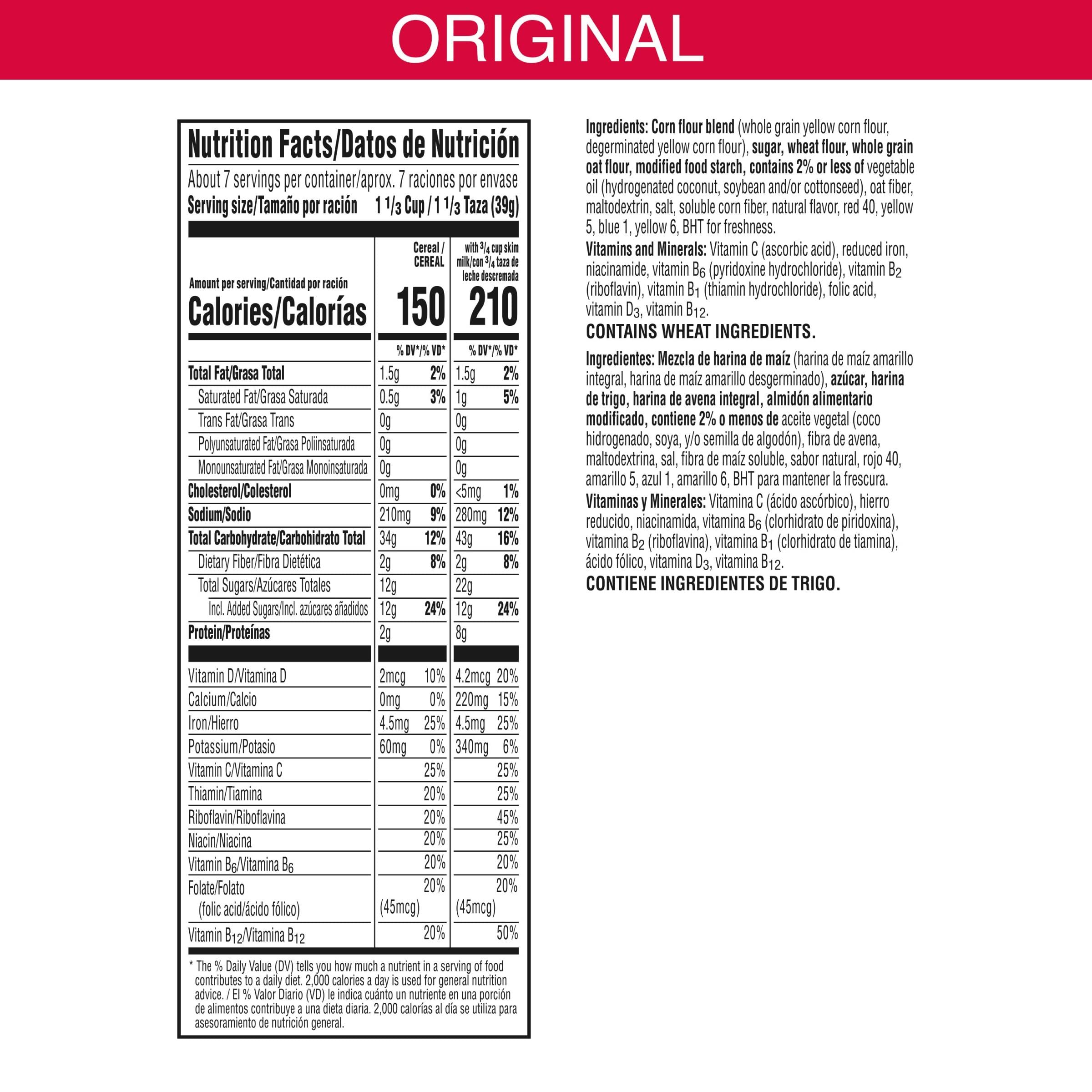 Kellogg's Froot Loops Breakfast Cereal - Fruit Flavored Vitamin C Cereal, 10.1oz Box | Great for Kids' Breakfast, School Snacks & Family Morning Meals