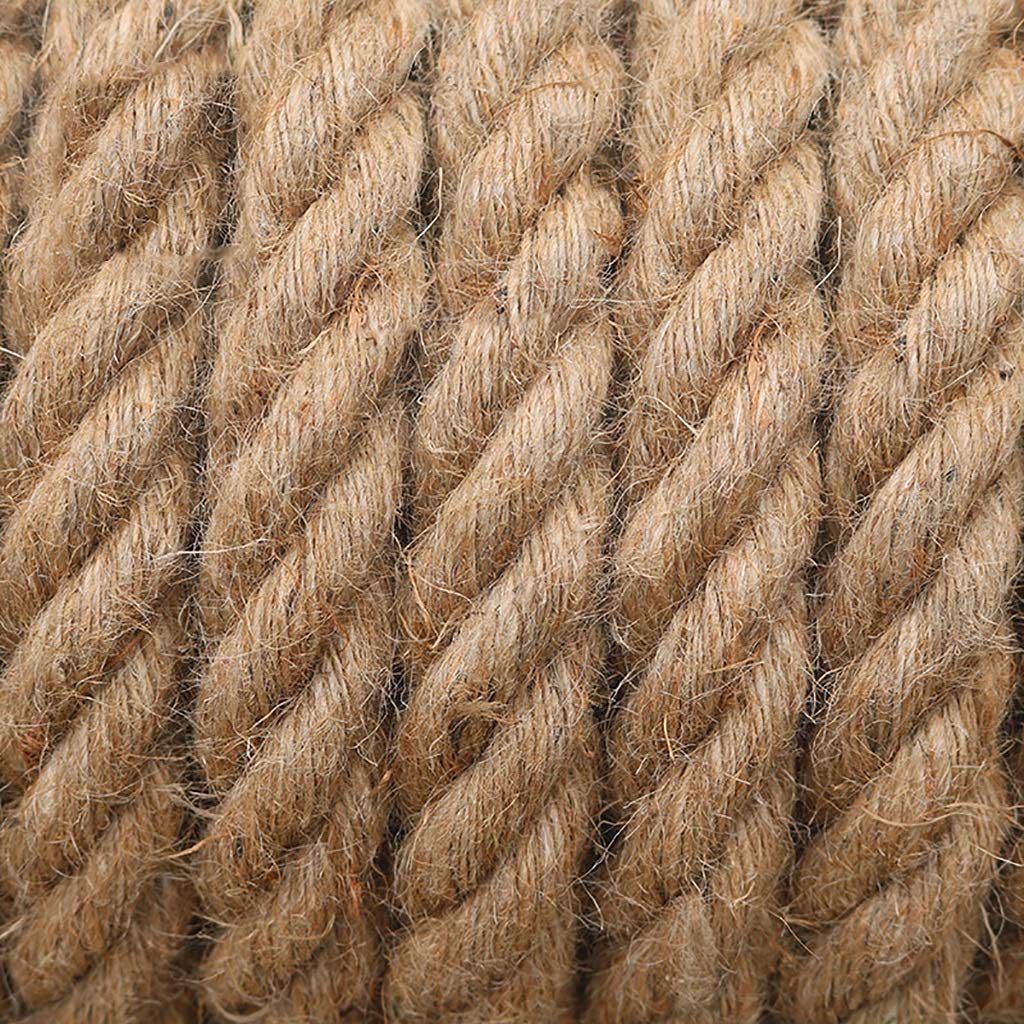 Premium Hemp Rope for DIY Crafts - 30MM/9M Strong Natural Jute Twine - Perfect for Gardening, Hammock Making & Home Decor Projects - Eco-Friendly & Durable