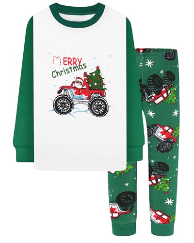 2pcs-green-christmas Truck-cba24