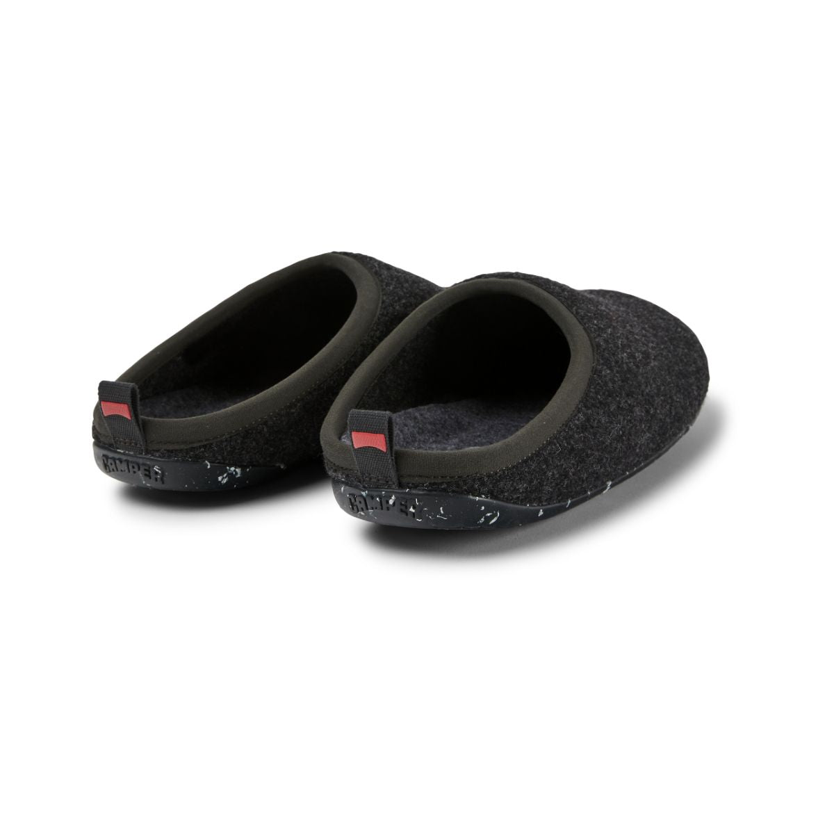 Camper Men's Wabi Leather Sneakers - Dark Gray Casual Shoes for Walking & Travel | Comfortable Slip-On Loafers for Everyday Wear
