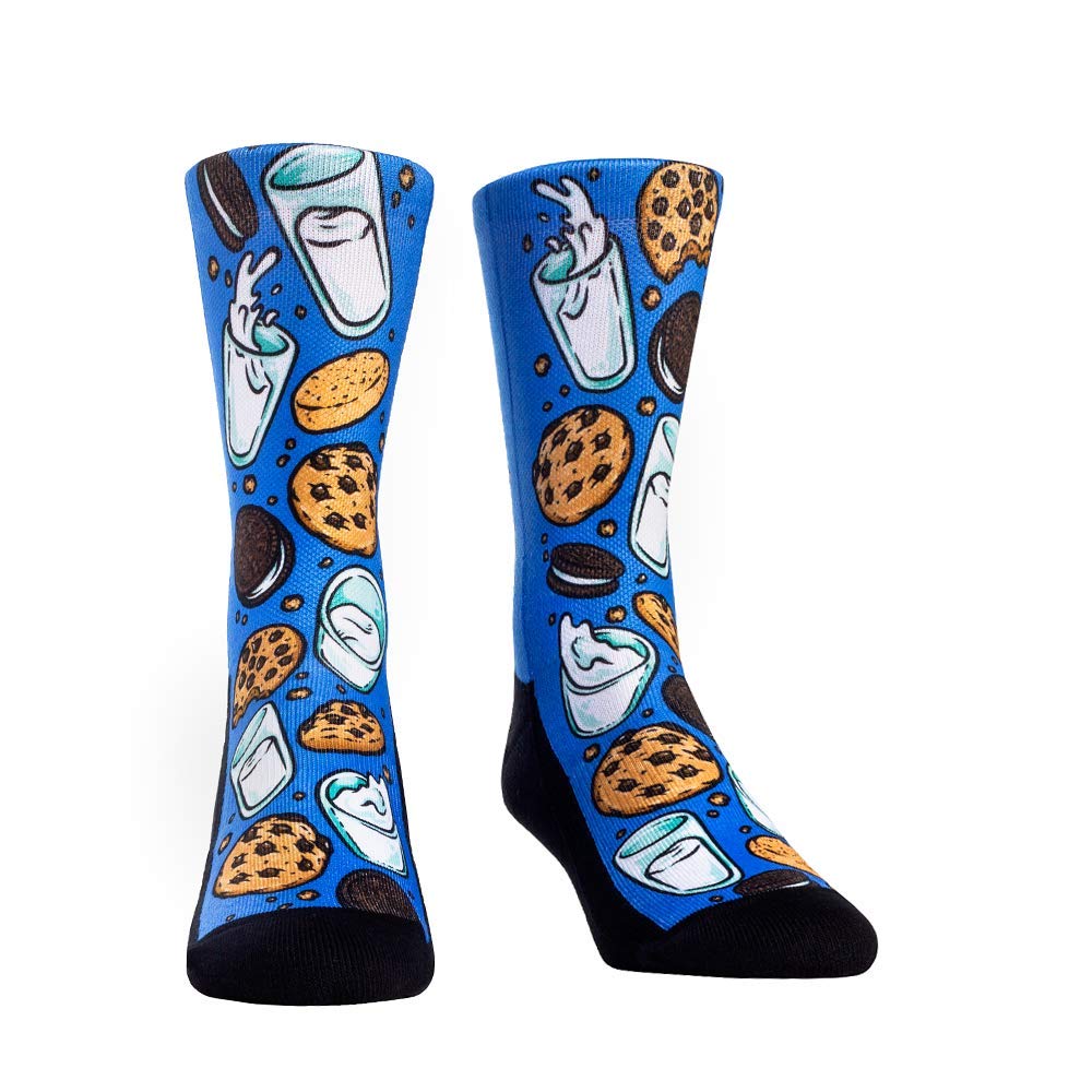 Funny Food Buffet Socks - Novelty Rock 'Em Socks for Men & Women - Perfect Gift for Chefs, Food Lovers & Restaurant Workers (Great for Cooking, Parties & Casual Wear)