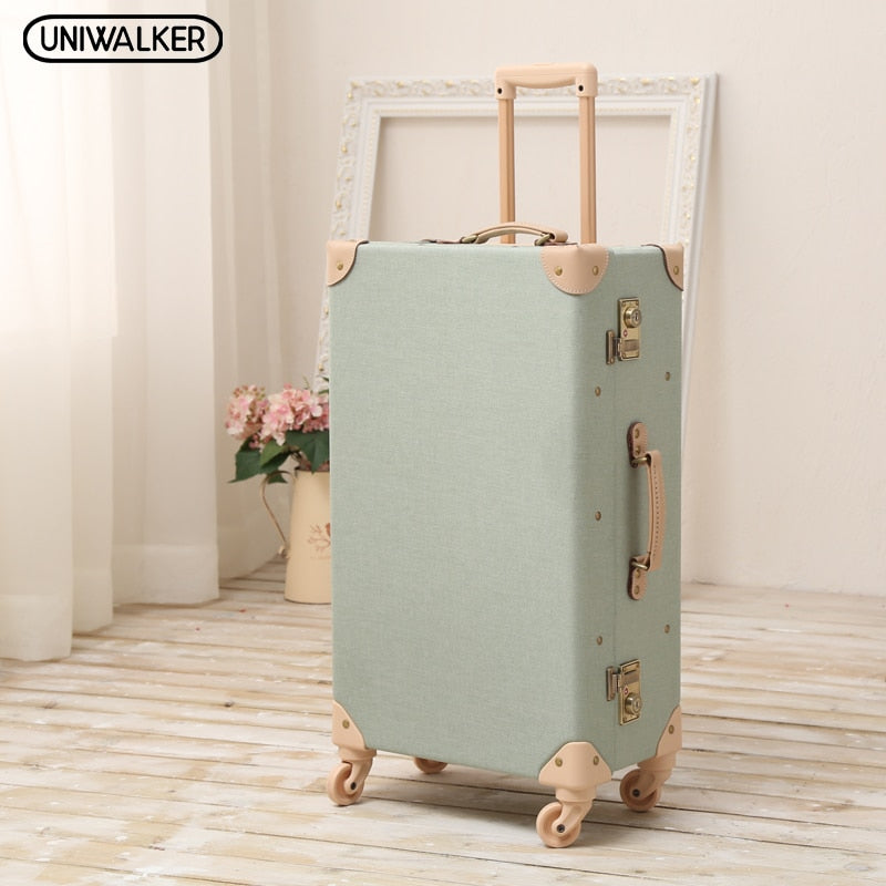 12 20 24 26 Inch 2-Piece Set Lightweight Oxford Travel Luggage - Scratch Resistant Spinner Suitcase with 360° Wheels for Business Trips, Vacations & Air Travel