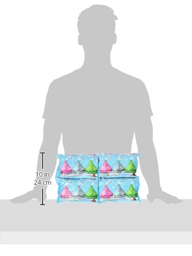 Hershey's Kisses Easter Milk Chocolate Candy - 11 Ounce Bags (4-Pack) | Easter Basket Stuffers, Party Favors & Holiday Treats