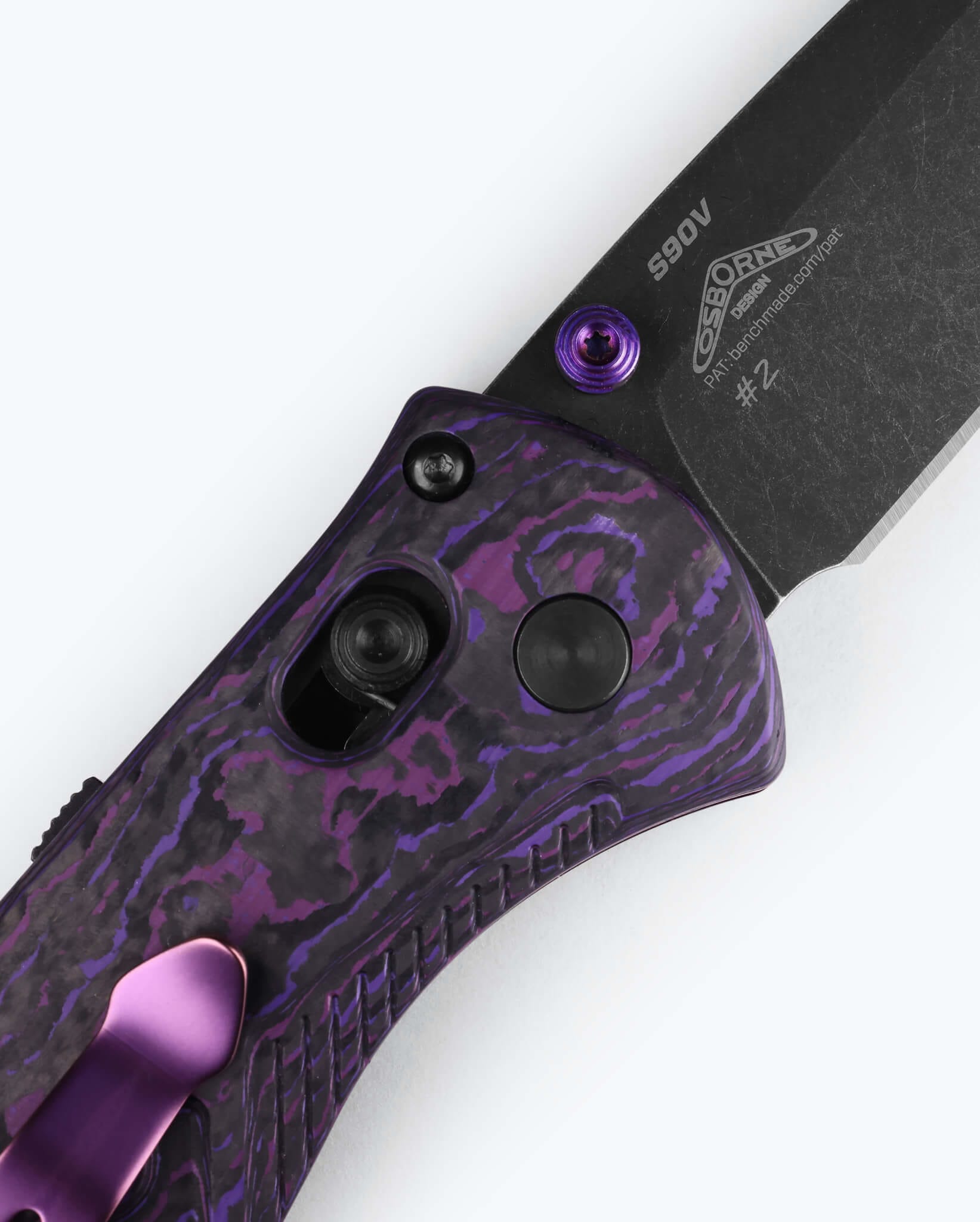 Mini Barrage® Folding Pocket Knife - Purple Haze Drop Point Blade | EDC, Outdoor Camping & Everyday Carry Knife