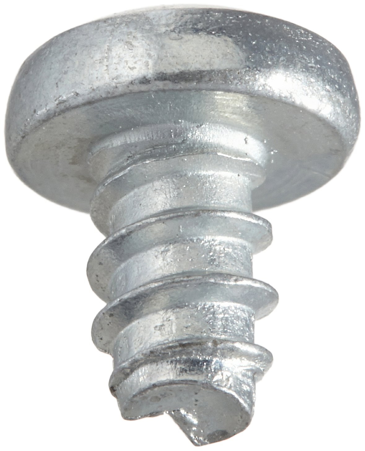 Small Parts 04035PP #4-24 Thread Cutting Screws, Zinc Plated Steel, Pan Head Phillips Drive, Type 25, 3/16