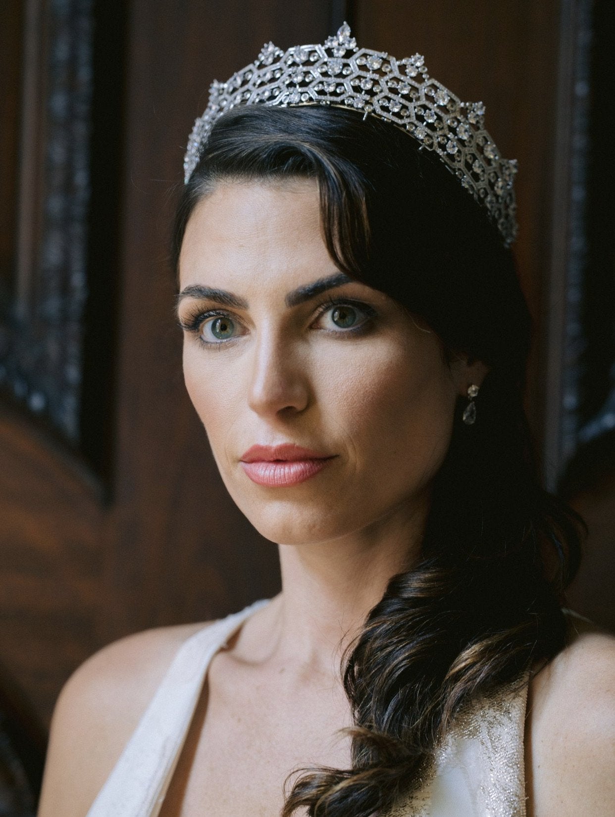 CAMILLA Royal Bridal Tiara - Sparkling Crystal Wedding Crown for Bride | Perfect for Bridal Showers, Weddings & Special Occasions