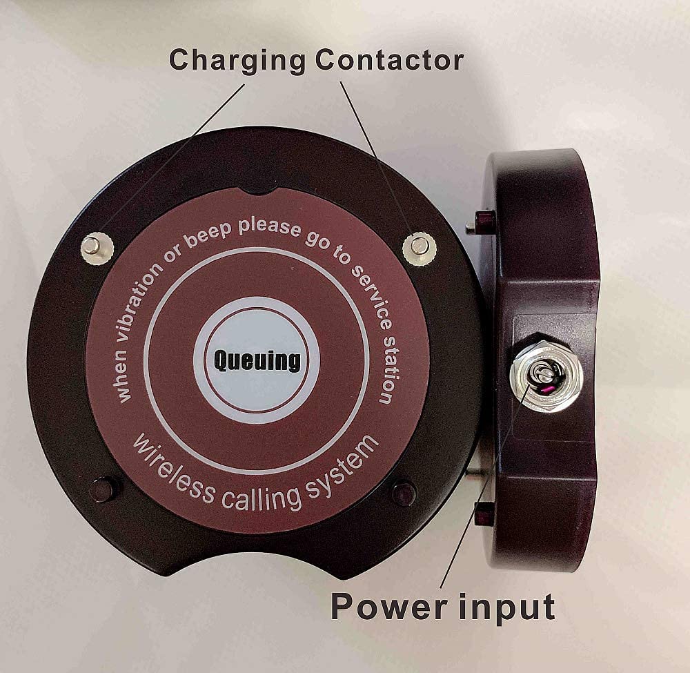 30 Coaster Pagers + 1 Keypad Wireless Paging System for Restaurants, Churches & Offices – Efficient Guest & Waiter Communication for Busy Dining, Events & Food Trucks