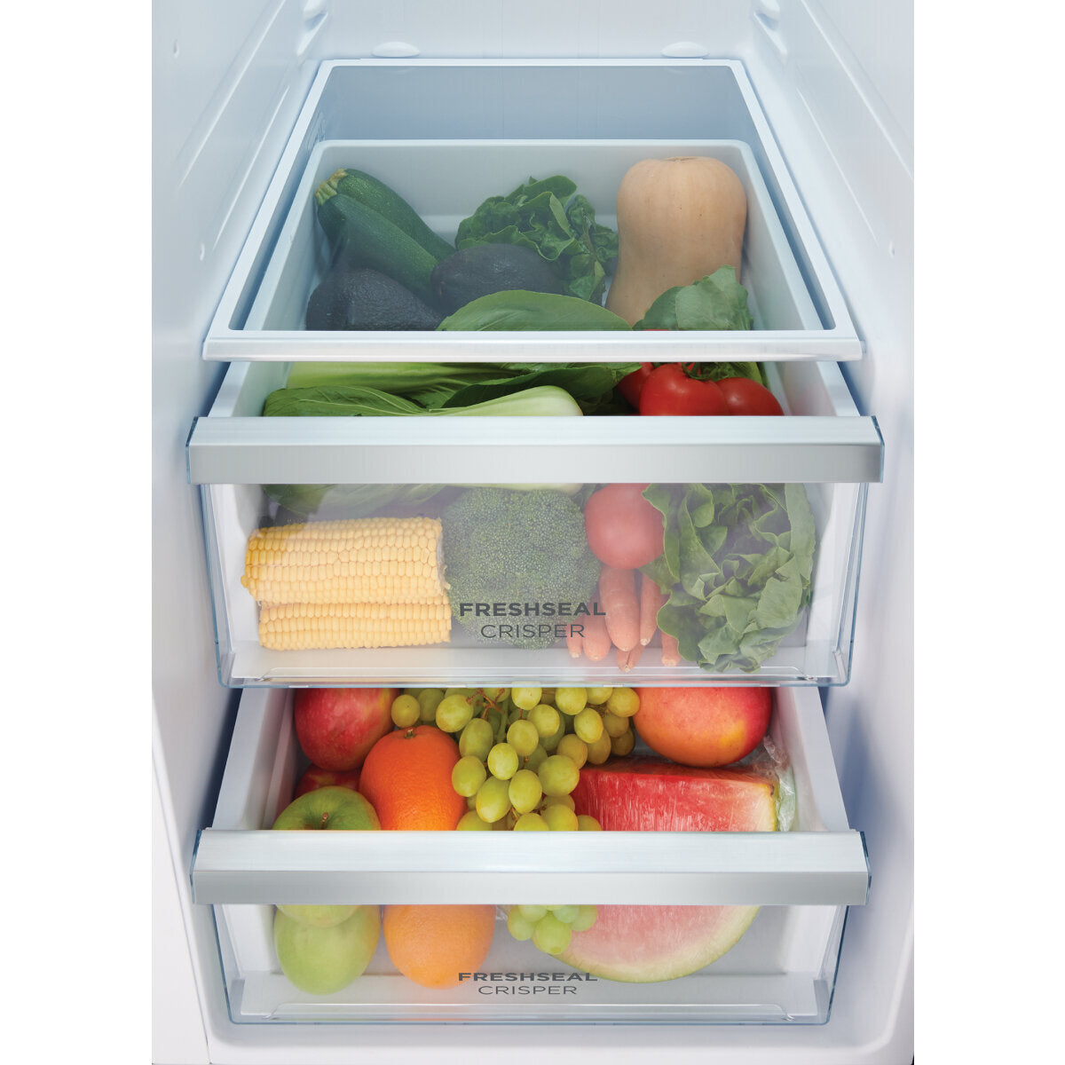 Westinghouse 624L Side by Side Refrigerator WSE6630WA - Energy Efficient Stainless Steel Fridge with Spacious Storage for Large Families & Entertaining