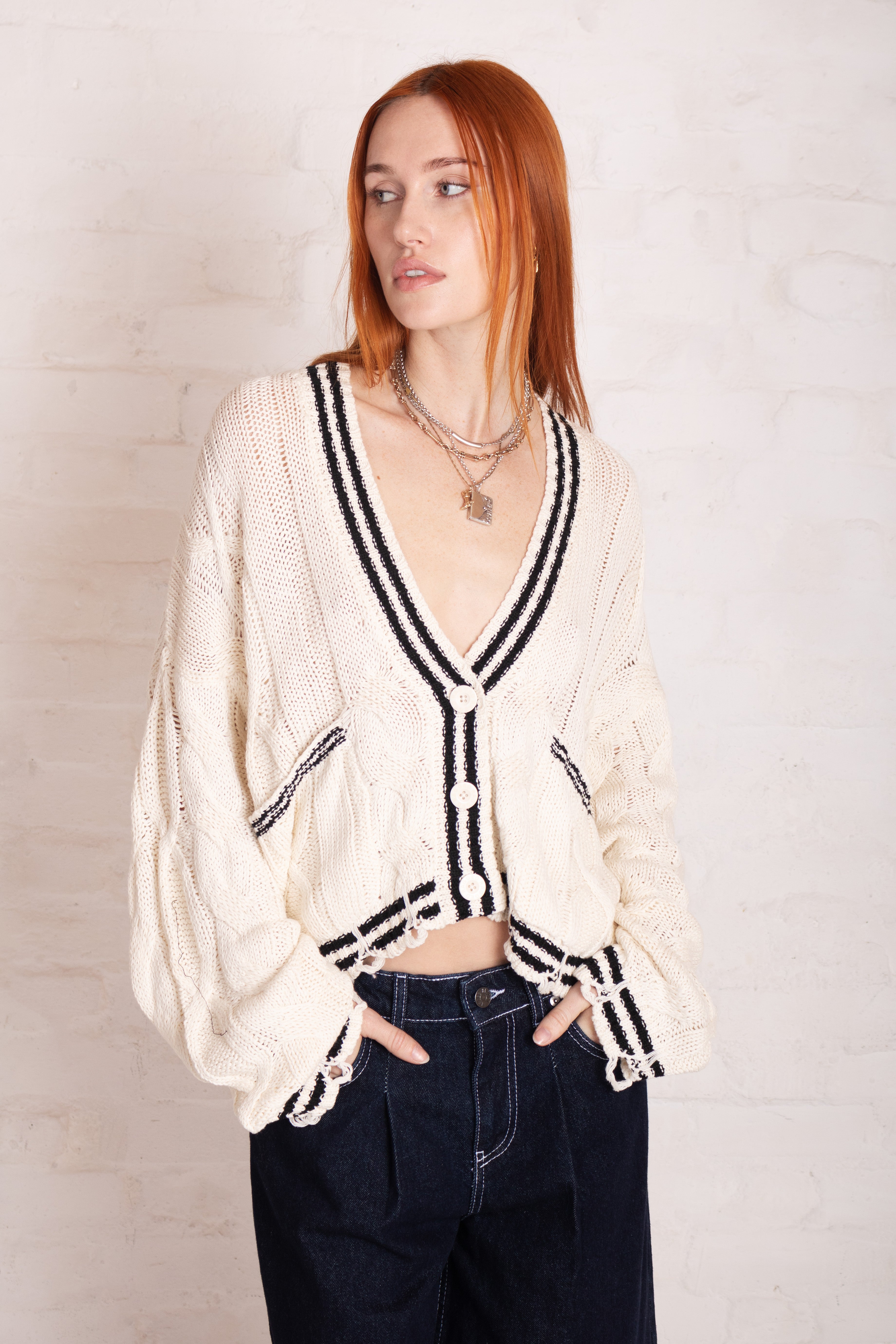 Cozy Blast Cable Knit Cardigan for Women - Soft Winter Sweater with Chunky Knit Design - Perfect for Layering, Casual Outfits, and Cold Weather Fashion