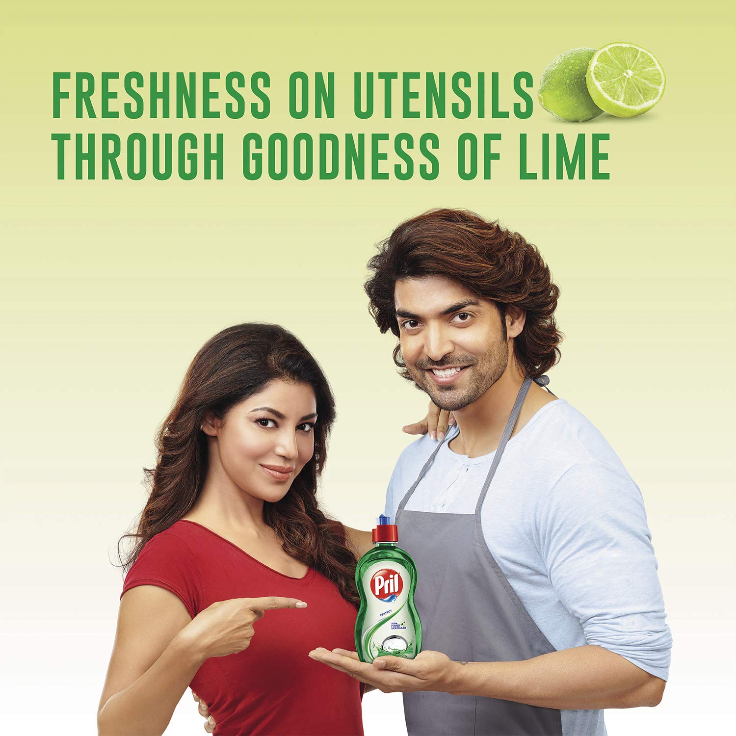 Pril Lime Dishwashing Liquid - 500ml | Eco-Friendly Dish Soap for Hand Washing | Perfect for Kitchen, Camping & Travel Use