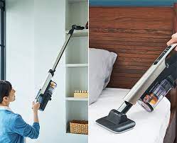 Lightweight Cordless Stick Vacuum Cleaner - Powerful 30Kpa Suction, 60min Runtime, LED Display - Perfect for Hardwood Floors, Carpets, Pet Hair Cleaning (Black)