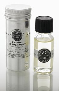 NHR Organic Peppermint Essential Oil (Mentha piperita) - 1 Liter, 100% Pure, Therapeutic Grade for Aromatherapy, Diffusers & DIY Skincare - USDA Certified Organic, Natural Stress Relief & Headache Remedy