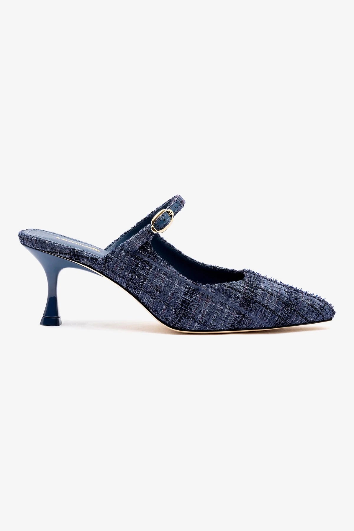 Ines Mule Shoes in Classic Marlin Tweed - Comfortable Loafers for Women | Perfect for Office, Casual Outings & Everyday Wear