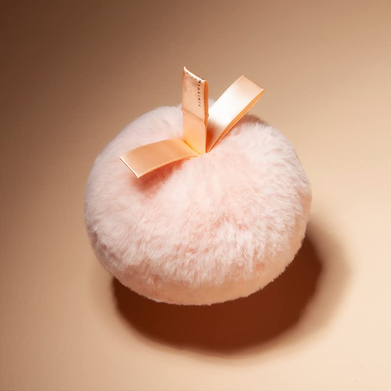 Premium Large Fluffy Powder Puff for Face & Body - Soft Makeup Puff Ball for Loose Powder & Highlighting - Ideal Cosmetic Gift for Women (Pink) - Perfect for Daily Makeup & Professional Beauty Routines