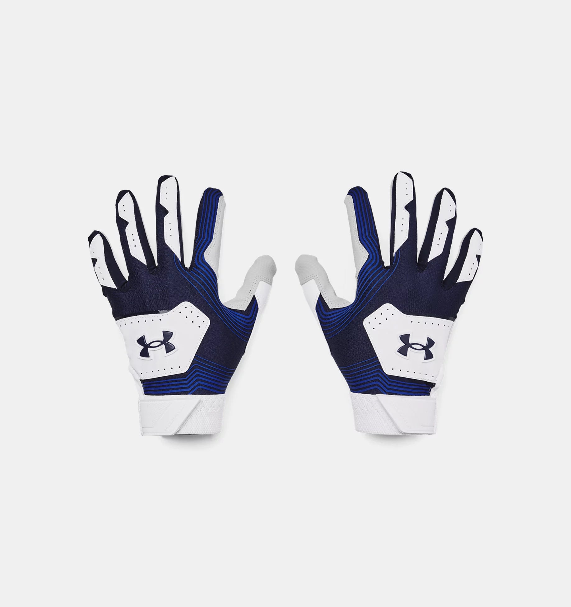 UA Youth Clean Up 21 Batting Glove Navy 1365462 410 - Baseball Practice & Game Accessories for Kids & Teens - Perfect for Little League, Training & Field Sports