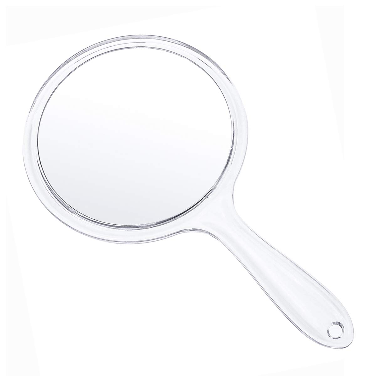 3X/1X Magnifying Makeup Hand Mirror - Double-Sided Travel Cosmetic Mirror with Acrylic Clear Finish, Perfect for Home Vanity, Travel & Professional Makeup Application