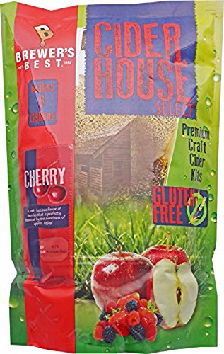 Gluten Free Cider House Select Cherry Cider Kit - Home Brewing Supplies for DIY Hard Cider Making, Perfect for Parties & Gifts