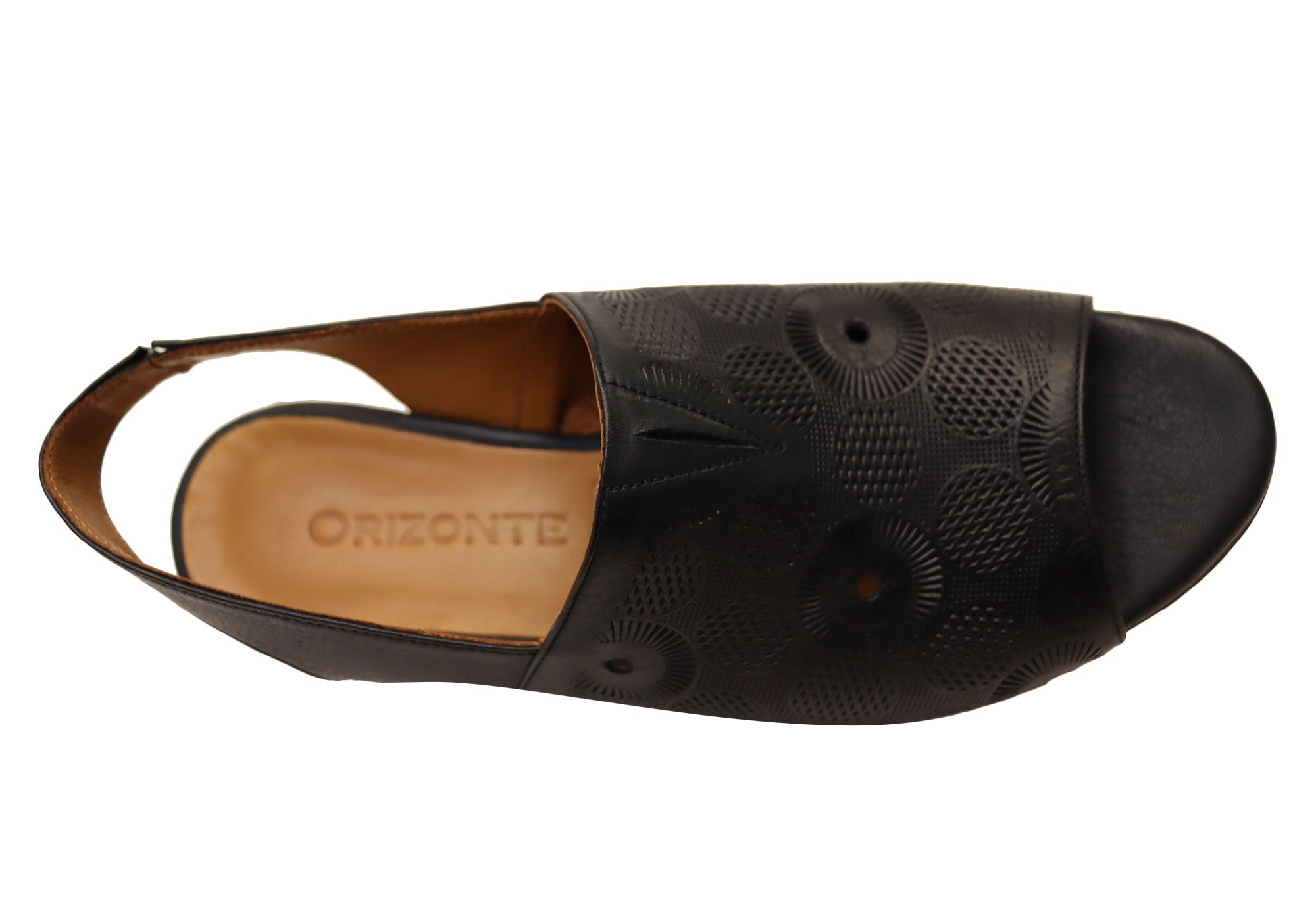 Orizonte Resley Women's Comfortable Leather Wedge Sandals - European Style Summer Casual Shoes for Walking, Travel & Beach Outfits