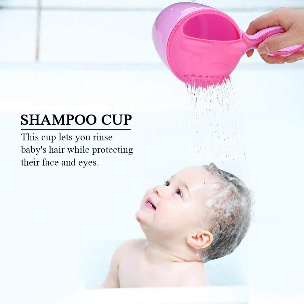 Non-Toxic Baby Shampoo Rinse Cup - Gentle Bathing for Newborns & Toddlers - Protects Eyes & Face from Water - Perfect for Hair Washing & Bath Time Safety
