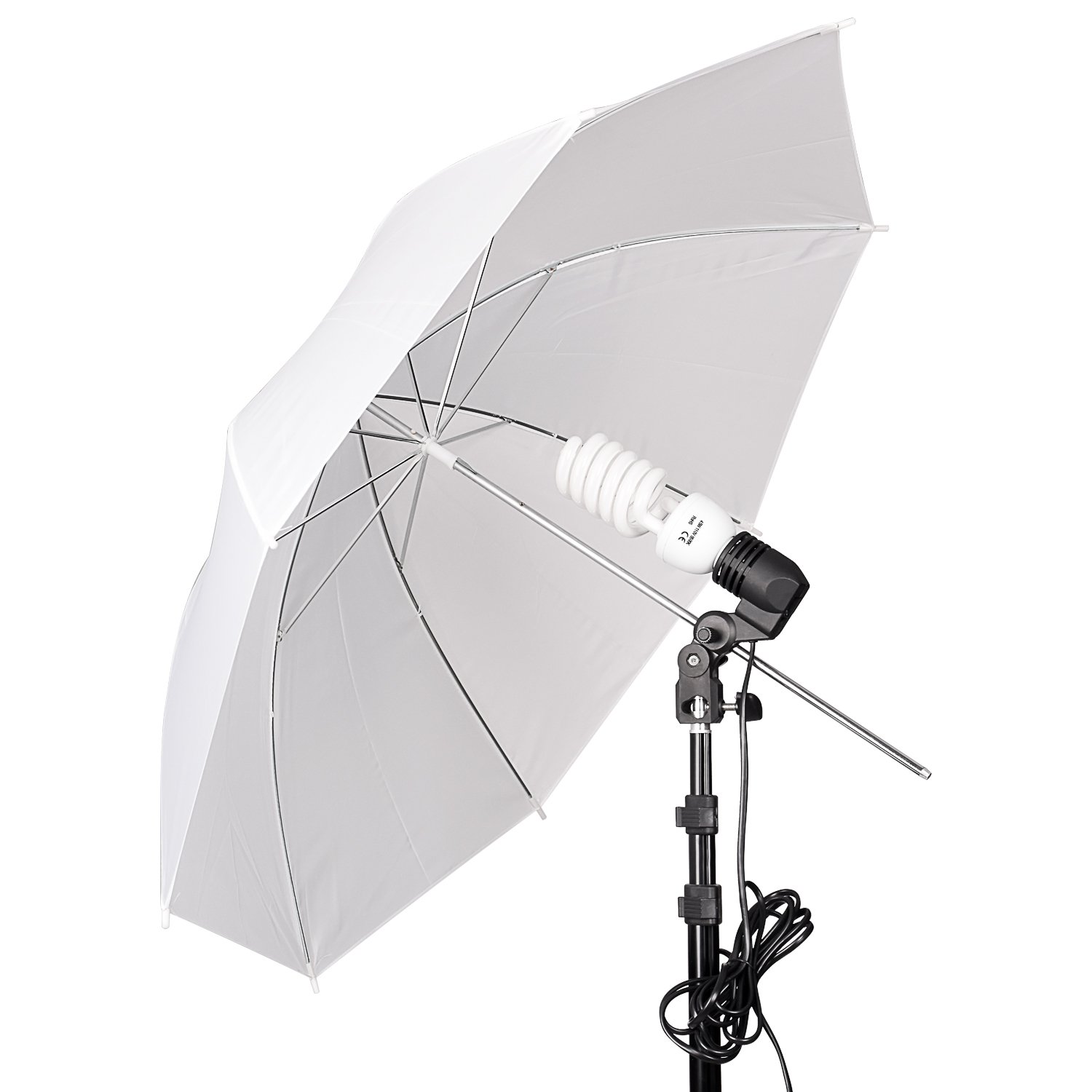 EMART Photo Studio Lighting Kit - Continuous Umbrella & Green Screen for Photography & Videography