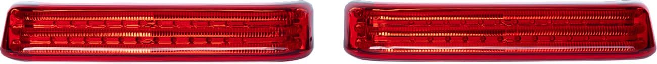 Custom Dynamics PB-SB-HD-BR Probeam Saddlebag Lights - Black/Red Lens for Harley Davidson Motorcycles | Waterproof LED Turn Signals & Brake Lights for Enhanced Safety on Night Rides