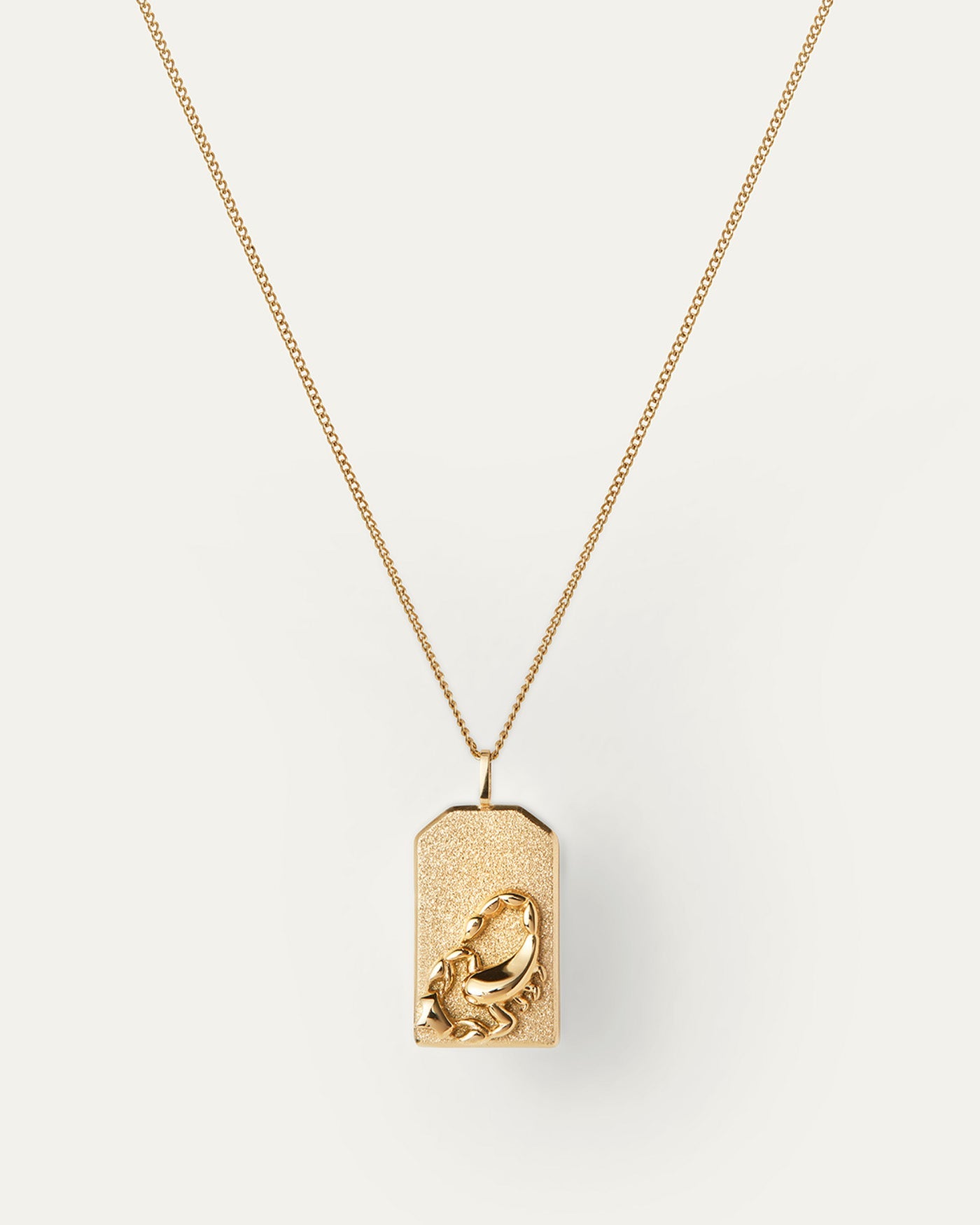 Scorpio Zodiac Sign Pendant Necklace - Sterling Silver or Gold Plated - Perfect for Birthdays, Gifts & Spiritual Jewelry Lovers