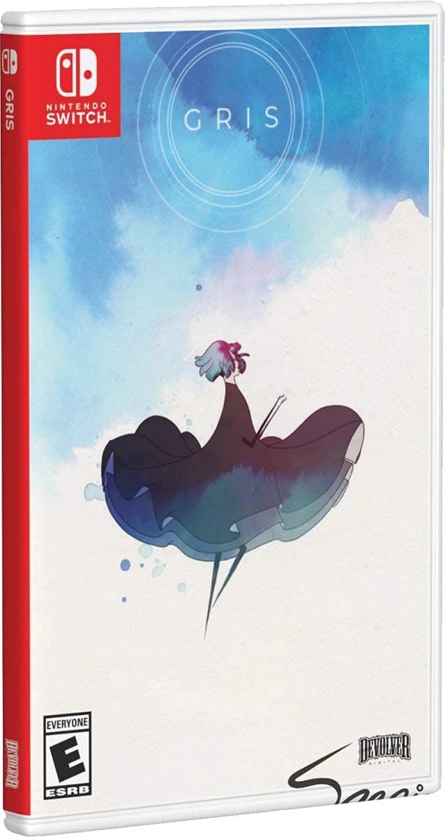 Gris - Nintendo Switch Physical Game Exclusive | Adventure Platformer for Relaxing & Emotional Gaming Experience | Perfect for Stress Relief & Mindful Play