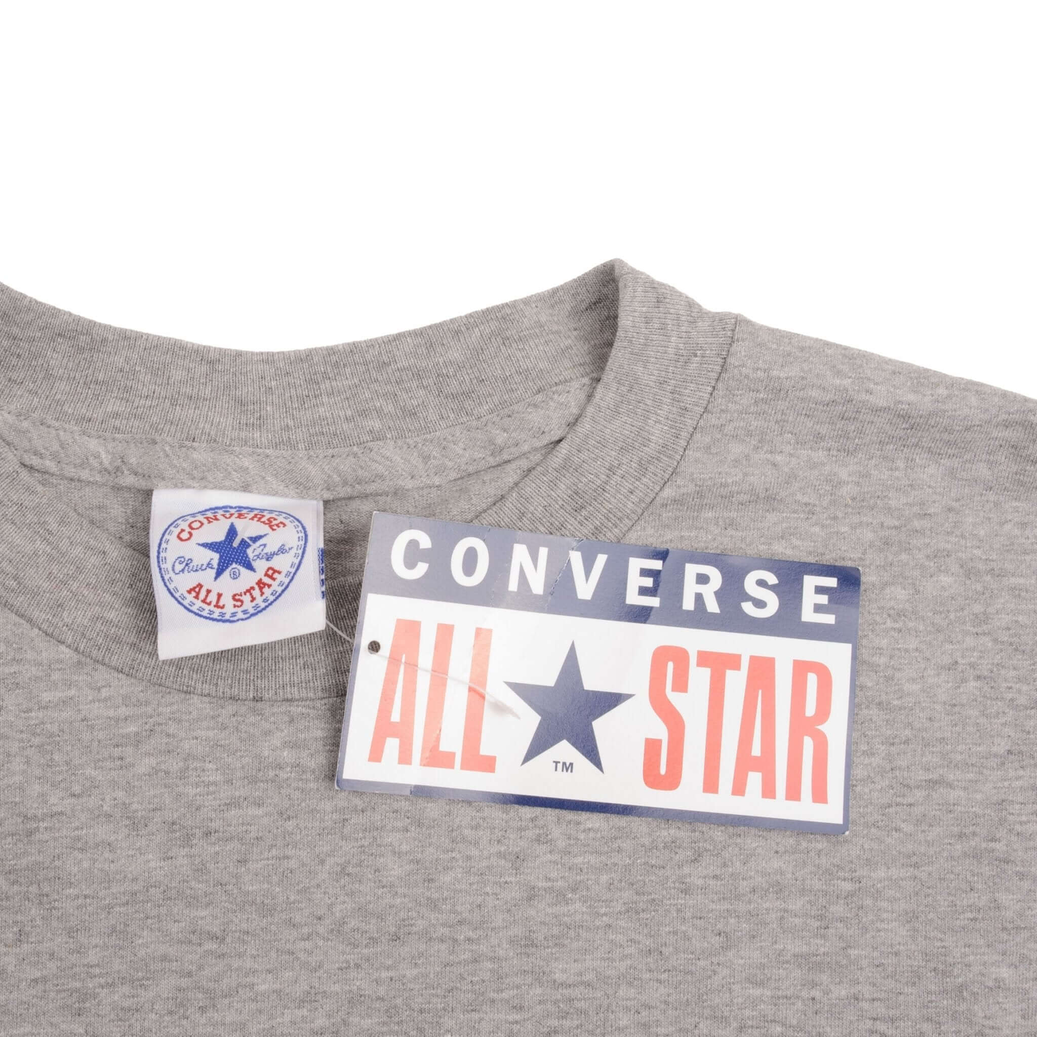 Vintage 1990s Converse Basketball All Star Deadstock T-Shirt XL - Made in USA - Retro Basketball Tee for Casual Wear & Street Style