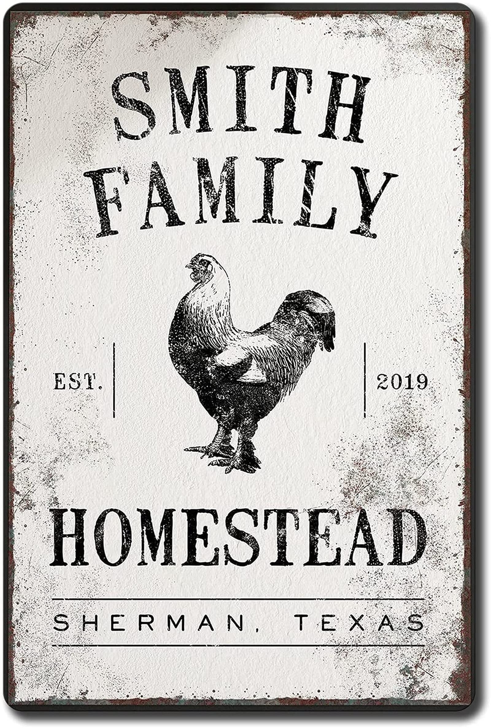 Funny Mother Clucker Metal Sign - Personalized Chicken Coop Decor for Farmhouse Kitchen & Homestead Accessories | Rustic Poultry Themed Wall Art for Backyard Coops, Country Home & Garden Decor