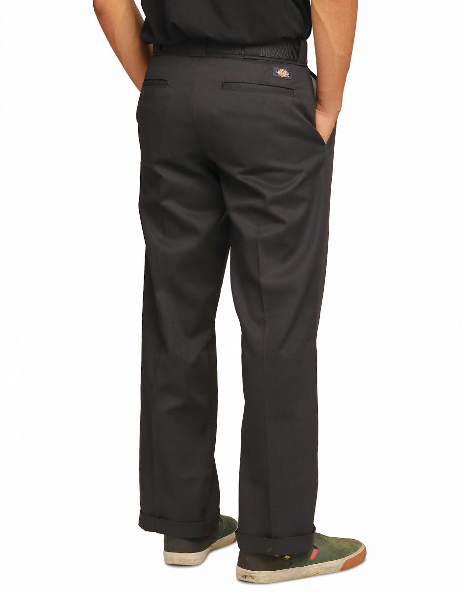Dickies 874 Regular Fit Work Pants for Men - Durable Black Cotton Twill Trousers for Construction, Warehouse & Casual Wear