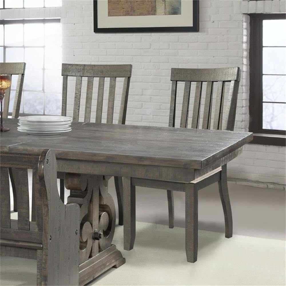 Picket House Furnishings Stanford Side Chair Set of 2 - Modern Dining Chairs for Kitchen, Dining Room & Office - Sturdy Wooden Accent Chairs with Upholstered Seat