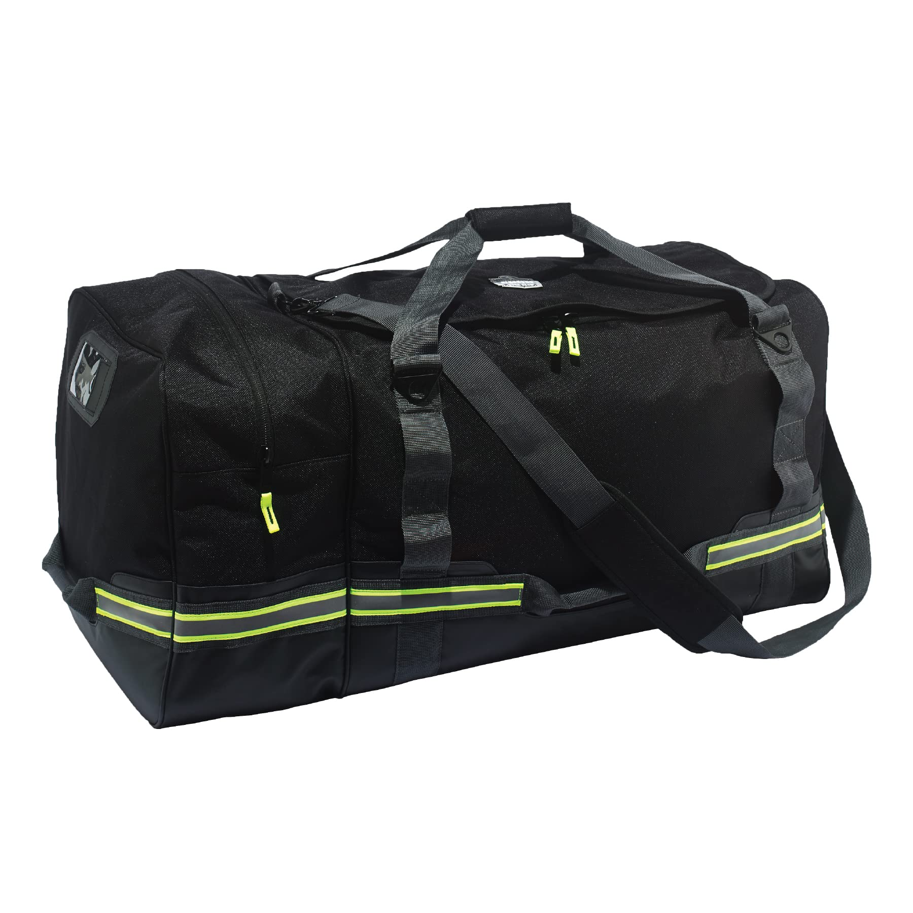 Ergodyne Arsenal 5008 Firefighter Turnout Gear & Safety Duffel Bag - Heavy Duty Black Fire Protection Equipment Storage for Firefighting, Fall Protection & Sports Gear | Ideal for Emergency Response, Work Safety & Outdoor Activities