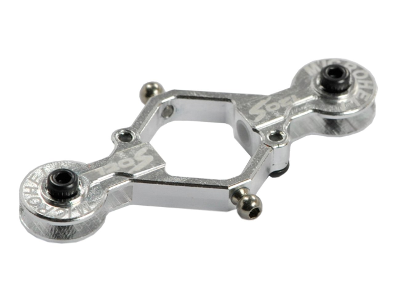 Precision CNC Aluminum Main Blade Grip with Titanium Ball for Blade 120 S/S2 Helicopter - Durable Upgrade Part for RC Helicopter Flying & Aerobatic Stunts