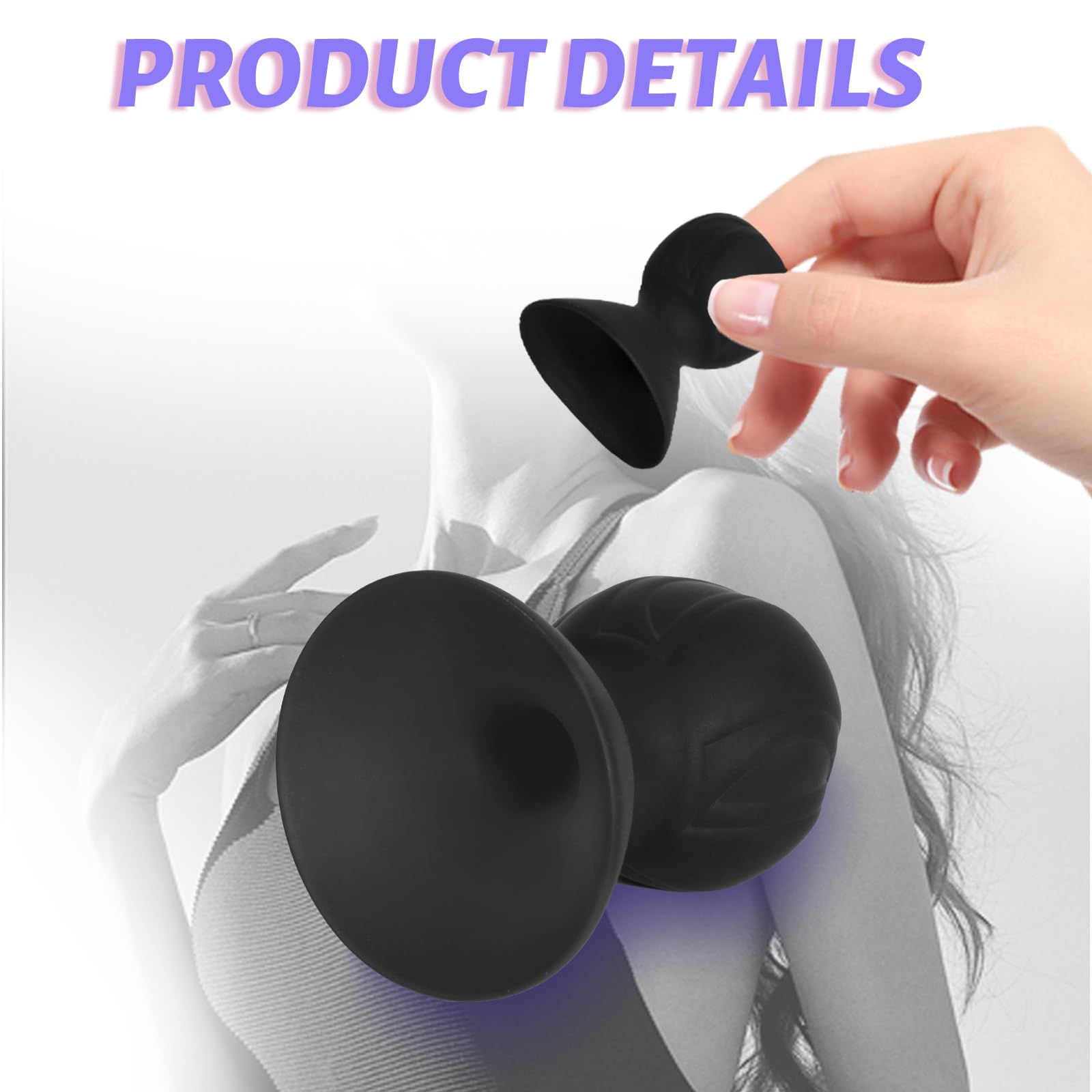 Silicone Nipple Clamps - Adjustable Pressure Suckers for Couples, BDSM & Sensual Play | Breast Stimulator Massager for Enhanced Intimacy & Foreplay | Perfect for Adult Toys Collection & Spicy Night