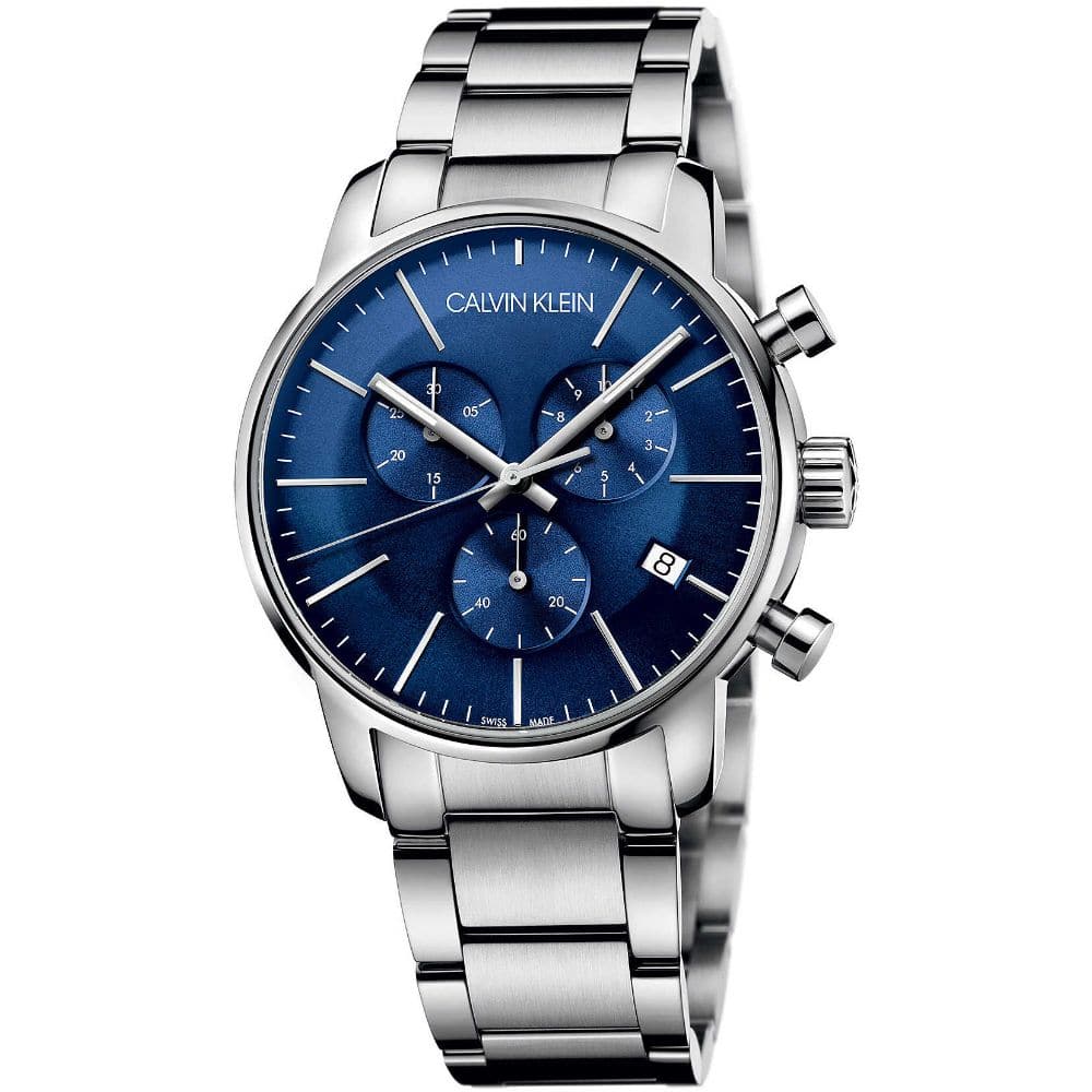 CALVIN KLEIN City K2G2714N Men's Analog Watch - Water Resistant, Stainless Steel, Fashion Chronograph for Business, Casual & Formal Wear