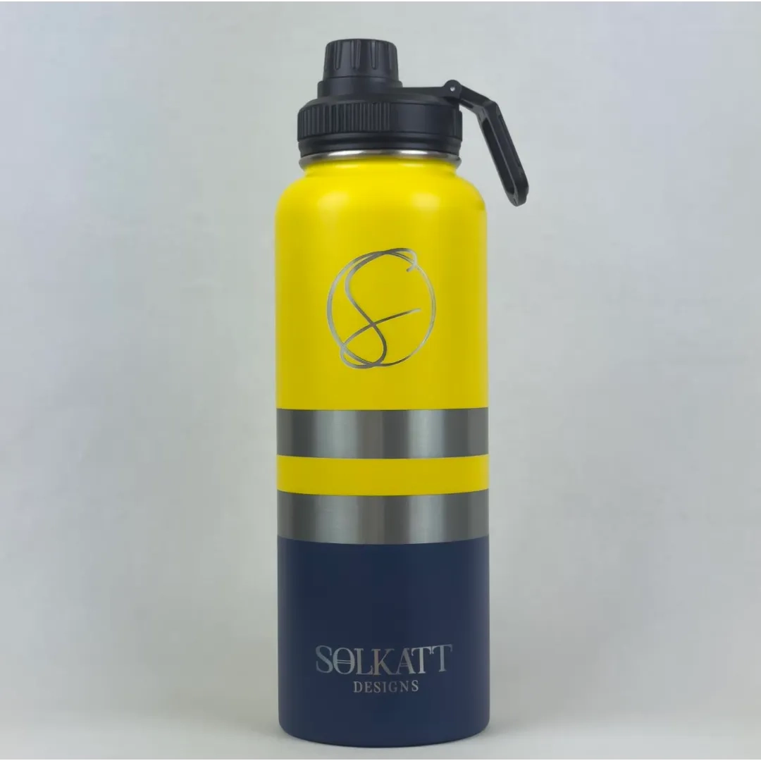 Insulated Stainless Steel Water Bottle 1.2L (40oz) - Leak Proof, BPA Free, Keeps Drinks Hot/Cold for 24 Hours - Perfect for Construction Workers, Outdoor Activities & Gym