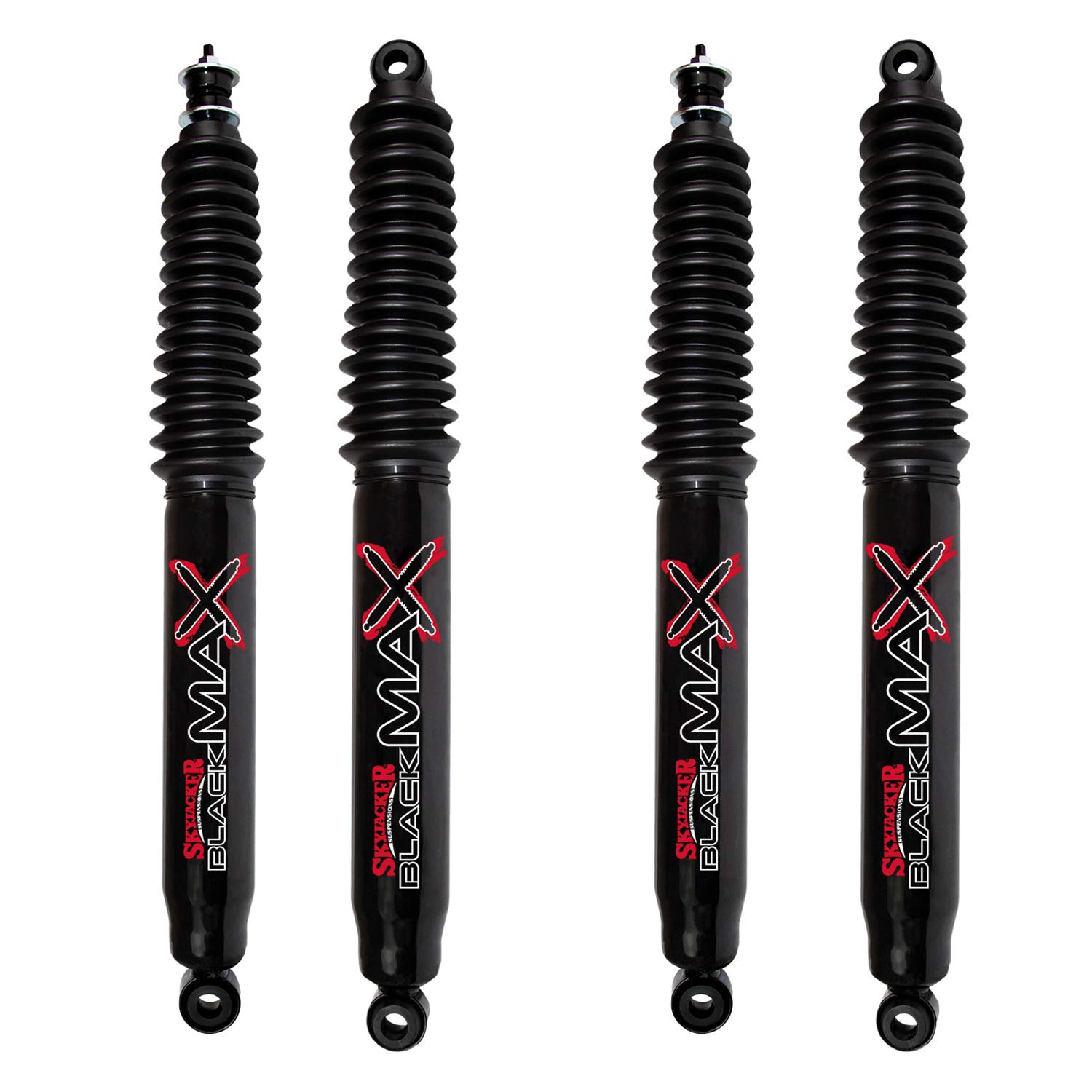 Skyjacker B8525 B8558 Black MAX Shocks Set for 1993-1998 Jeep Grand Cherokee 2WD/4WD with 4-5