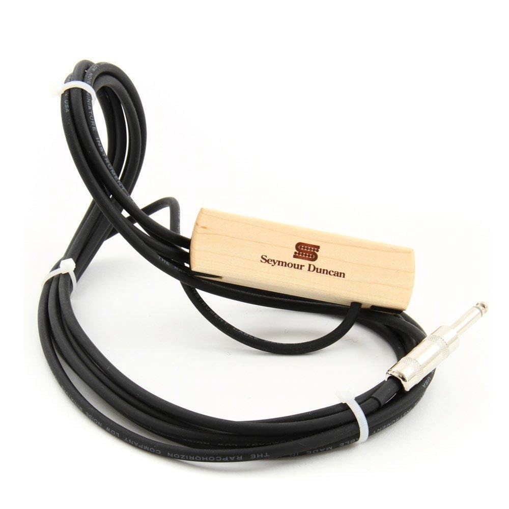 Seymour Duncan SA-3SC Woody SC Acoustic Soundhole Pickup - Magnetic Single Coil Guitar Pickup for Steel String Acoustic Guitars with Maple Body - Perfect for Live Performances & Studio Recording