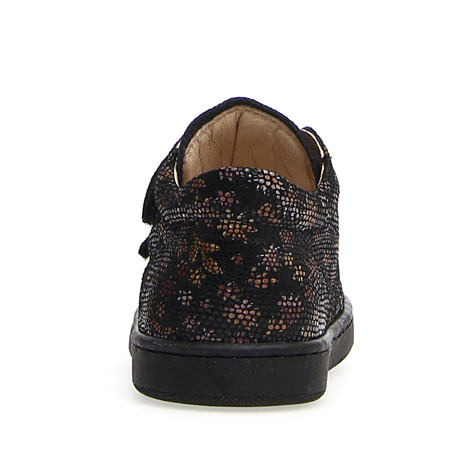 Naturino Gemzie4 Vl Sneakers for Girls - Comfortable Black Kids Shoes for School, Play & Everyday Wear