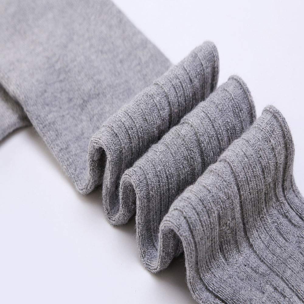 Baby Girls Cotton Tights - Seamless Knit Leggings for Infants & Toddlers | Soft Stretchy Stockings for Playtime, Daycare & Family Outings