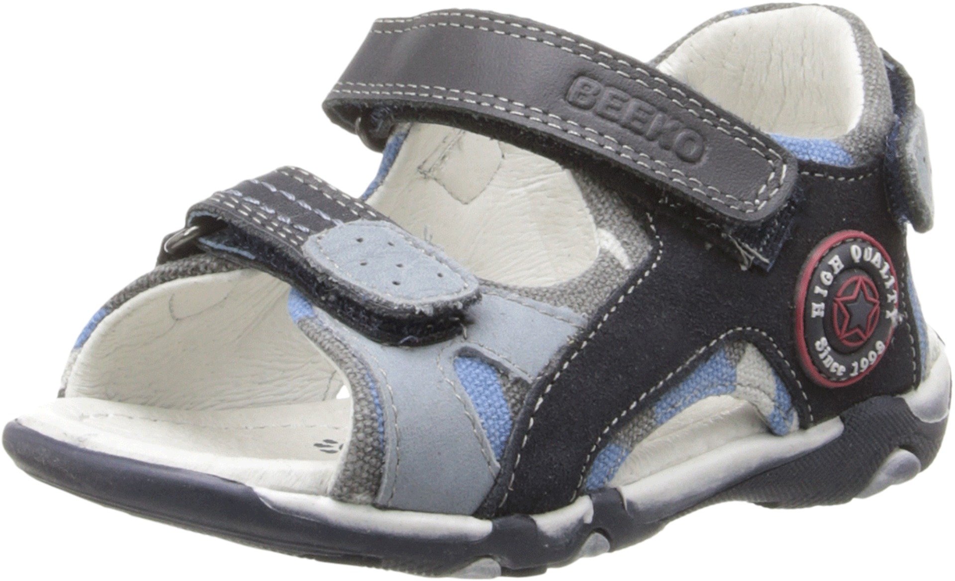 Beeko Toddler Boys' Andy Sandal - Comfortable Leather Sandals for Kids | Perfect for Summer, Beach & Outdoor Play
