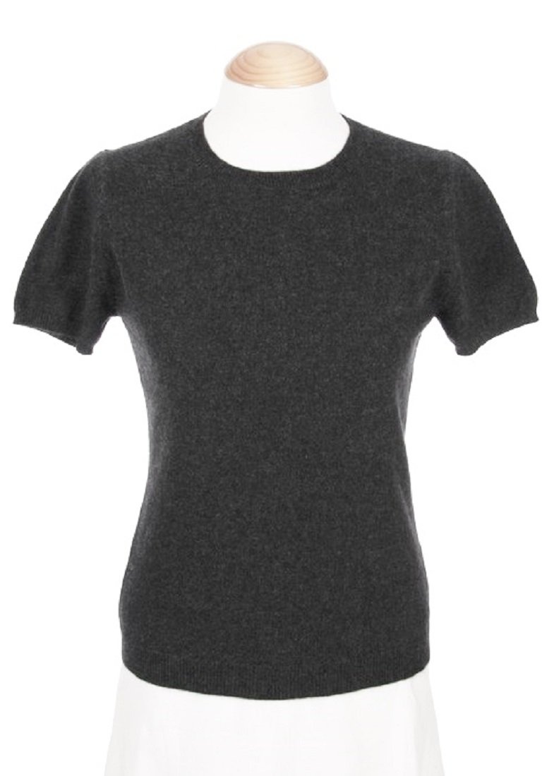 Shepherd Women's Soft Cashmere Sweater - Round Neck Short Sleeve Knit Top for Fall & Winter | Casual, Office & Date Outfits