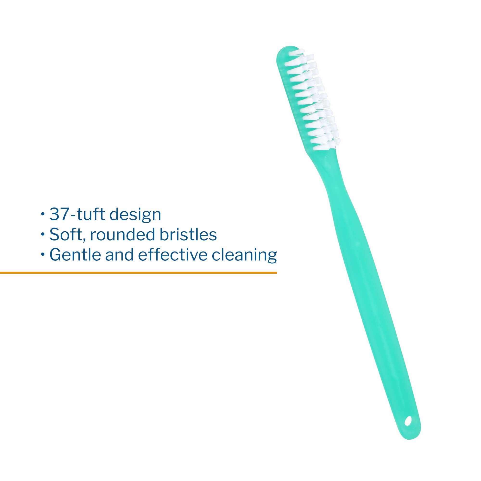 McKesson Soft Bristle Disposable Toothbrush - 144 Count (10 Packs, 1440 Total) | Eco-Friendly Green Single-Use Toothbrushes for Travel, Hotels, Hospitals & Emergency Kits