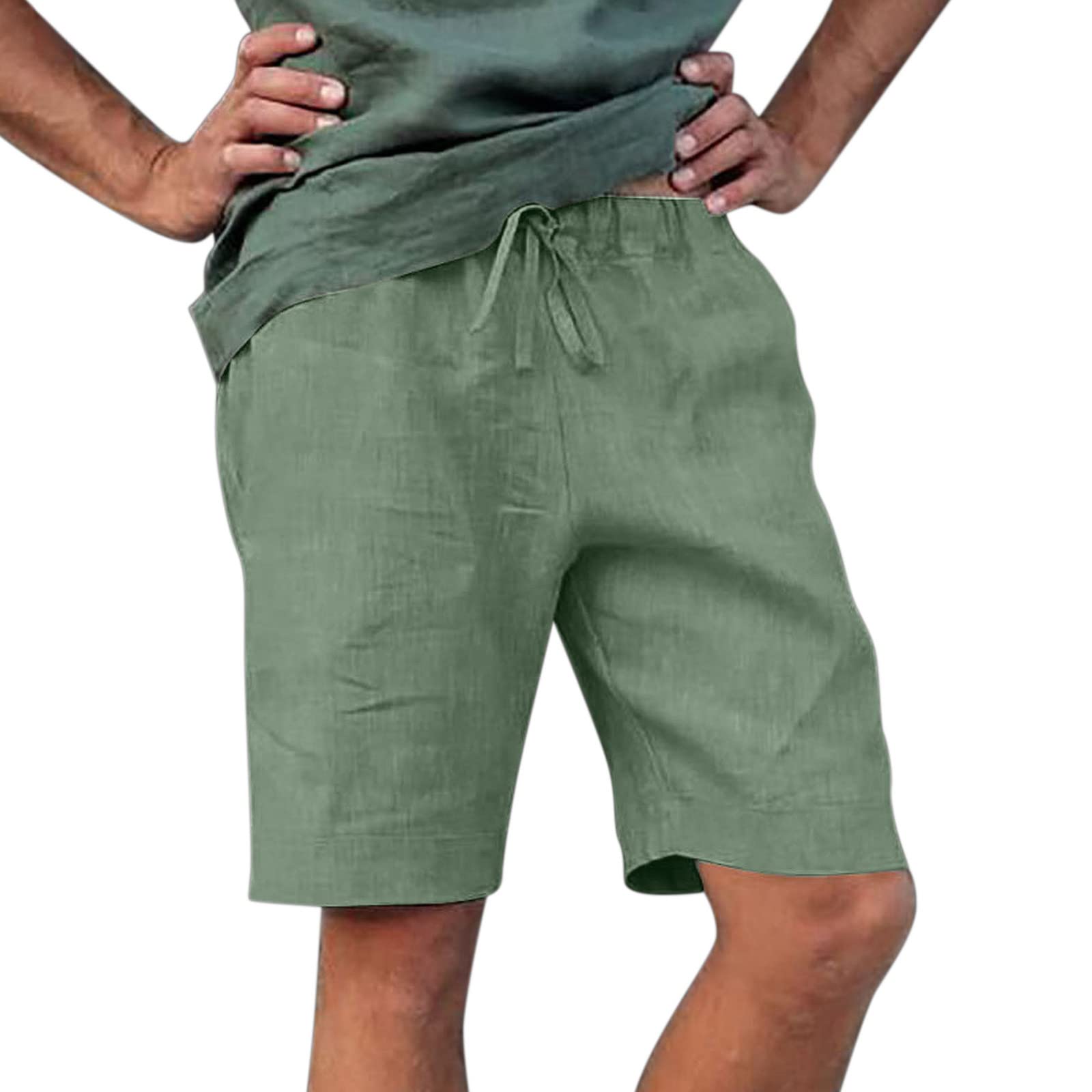 **Men's Quick-Dry Cargo Shorts with Pockets - Lightweight Outdoor Sports & Beach Shorts for Running, Hiking, Work & Casual Wear**