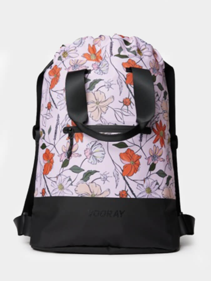 Vooray Flex Cinch Backpack - Lightweight Durable Gym Bag for Workout, Travel & School - Water-Resistant Sports Backpack for Men & Women