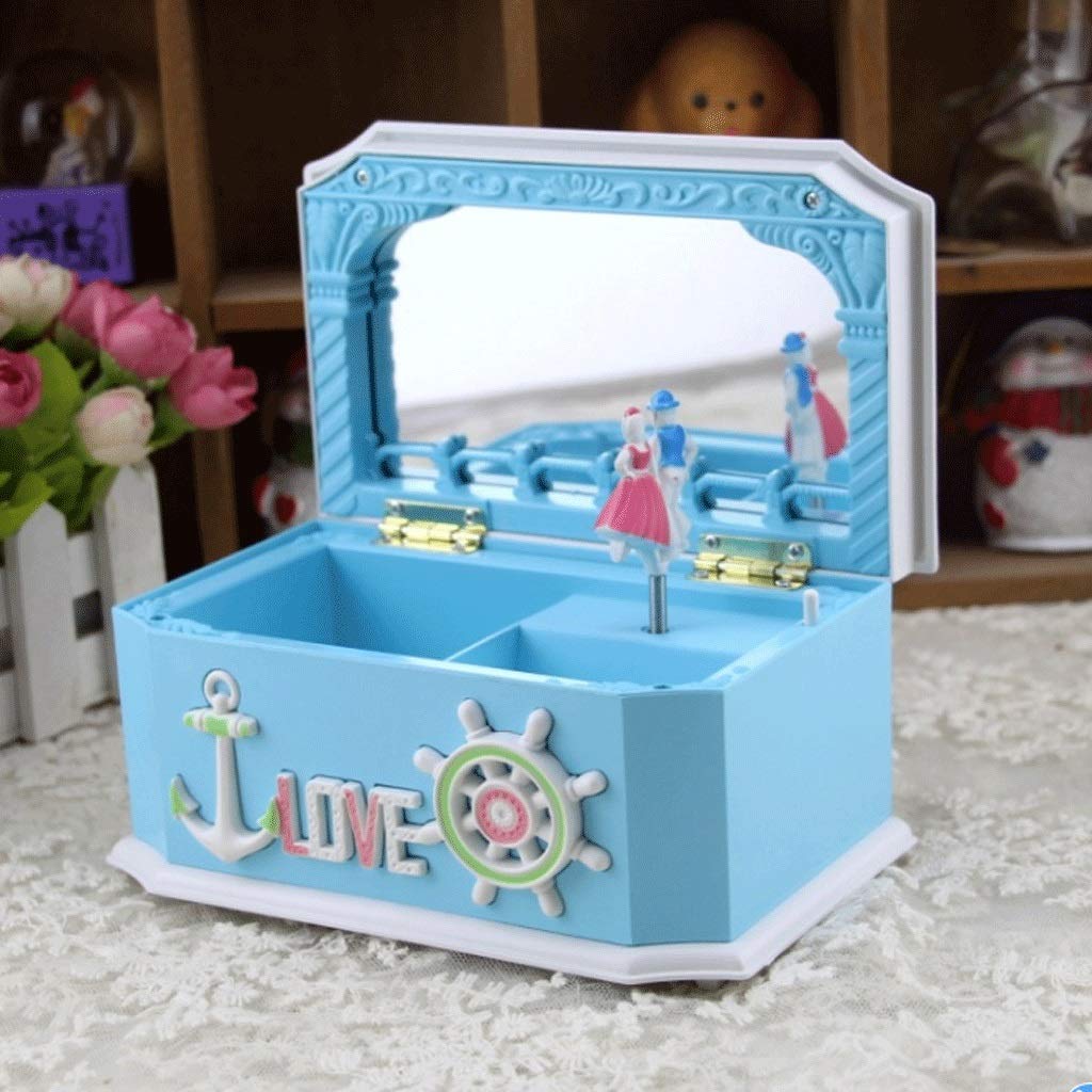 Girl's Musical Jewelry Box - Christmas & Birthday Gift for Kids & Girlfriend - Home Decor & Music Box