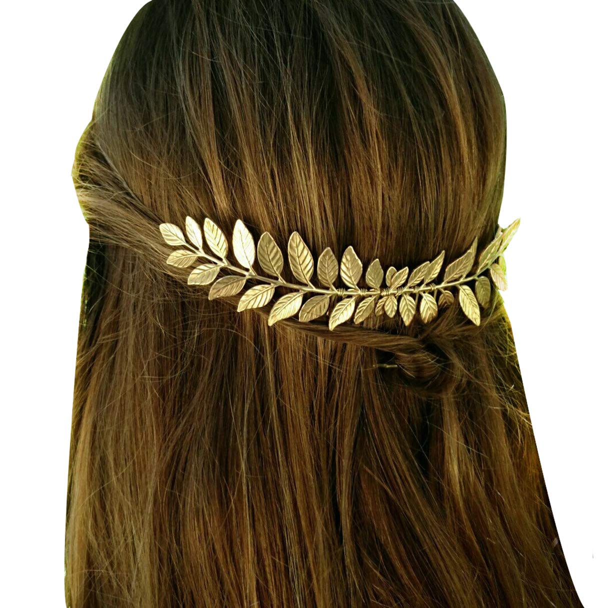 Elegant Gold Leaf Hair Comb for Brides & Bridesmaids - Wedding Hair Accessories with Combs - Perfect for Weddings, Prom & Special Occasions