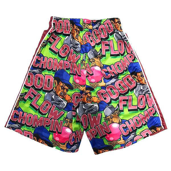 Men's Big Chompin' Flow Shorts - Comfortable Athletic Shorts for Running, Gym & Casual Wear - Perfect for Workouts, Basketball & Summer Activities