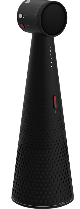 IPEVO VOCAL AI Beamforming Bluetooth Speakerphone with FREE Vurbo.ai Pro License - Premium Conference Speaker for Home Office & Remote Meetings