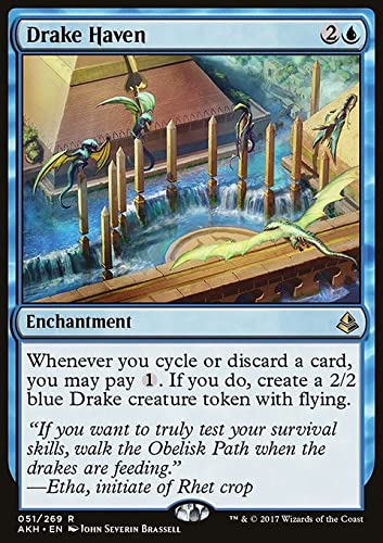MTG Magic: The Gathering - Drake Haven (51) Amonkhet AKH Card | Collectible Trading Card Game for Deck Building & Strategy | Perfect for MTG Tournaments & Casual Play
